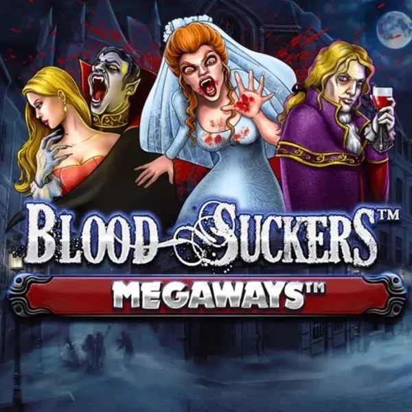 Blood Suckers Megaways online game logo by Red Tiger Gaming on spinogambinoo.pl