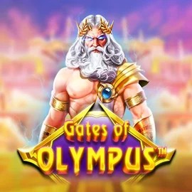 Gates of Olympus slot logo by Pragmatic Play at SpinoGambino CasinoGates of Olympus